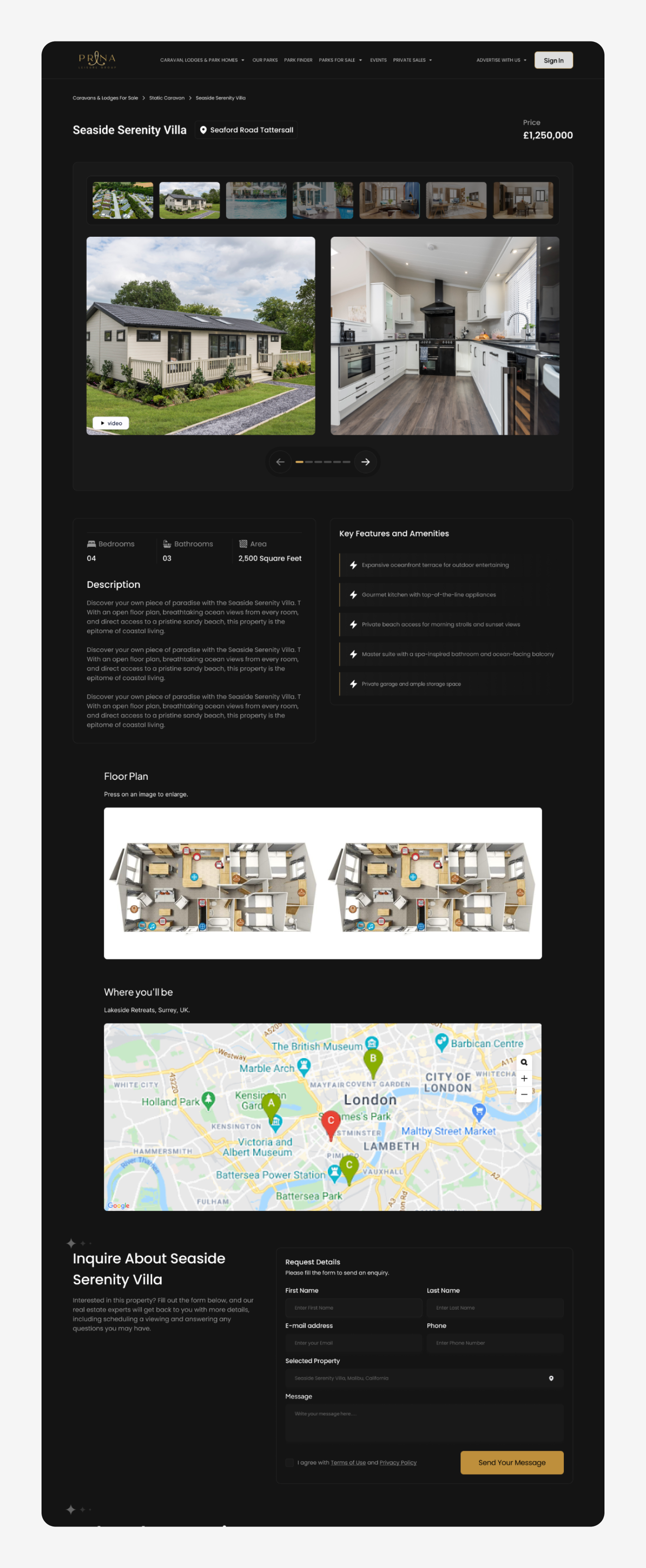 Fig. 05: Property Detail Page